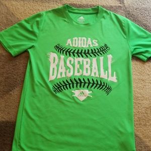Adidas green BASEBALL active shirt